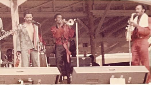 On stage